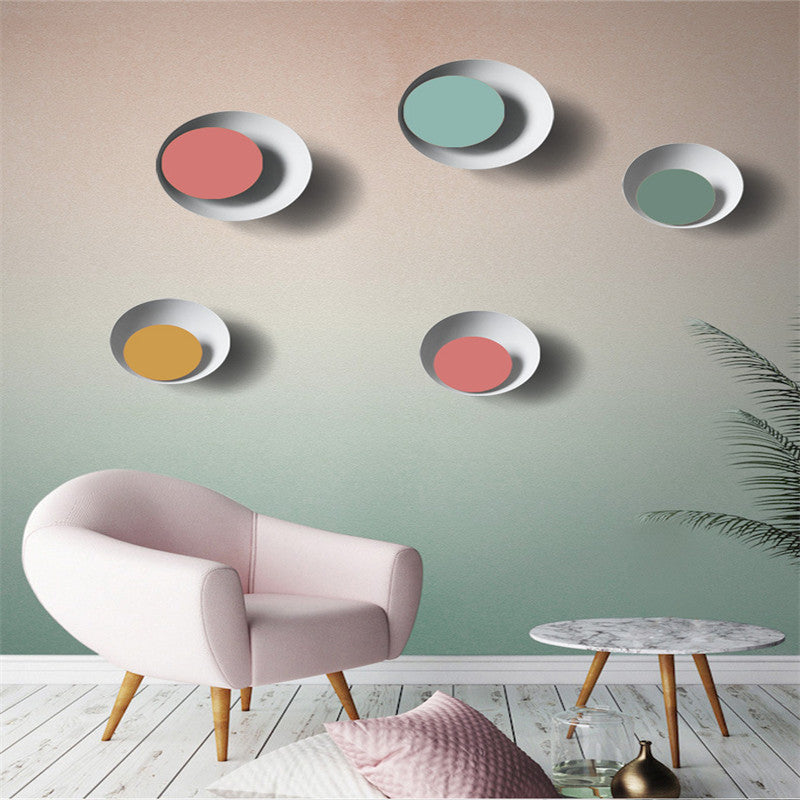 Colorful Macaron Eclipse Wall Lamp