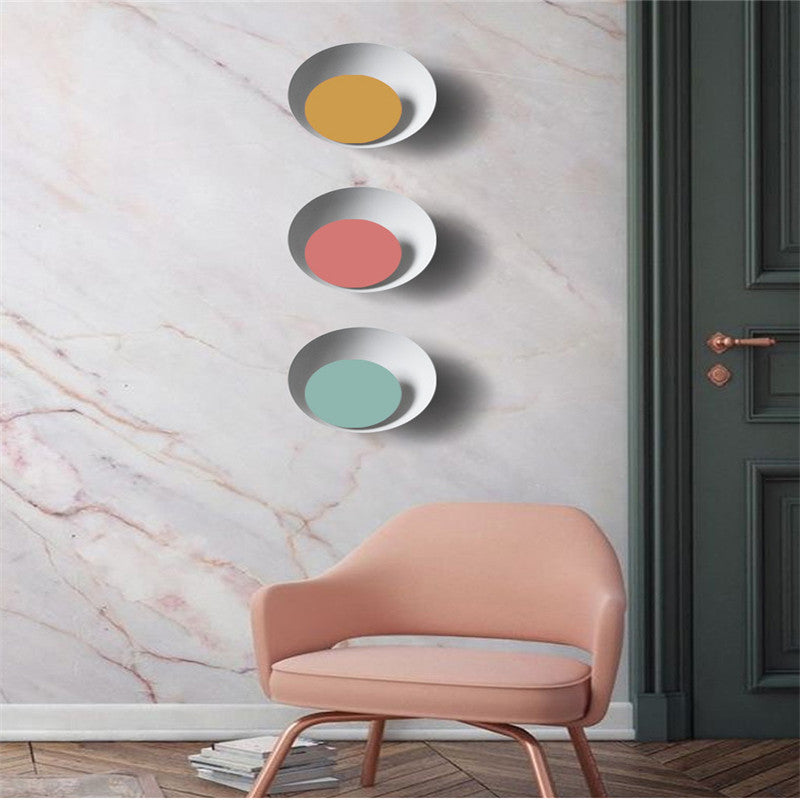 Colorful Macaron Eclipse Wall Lamp