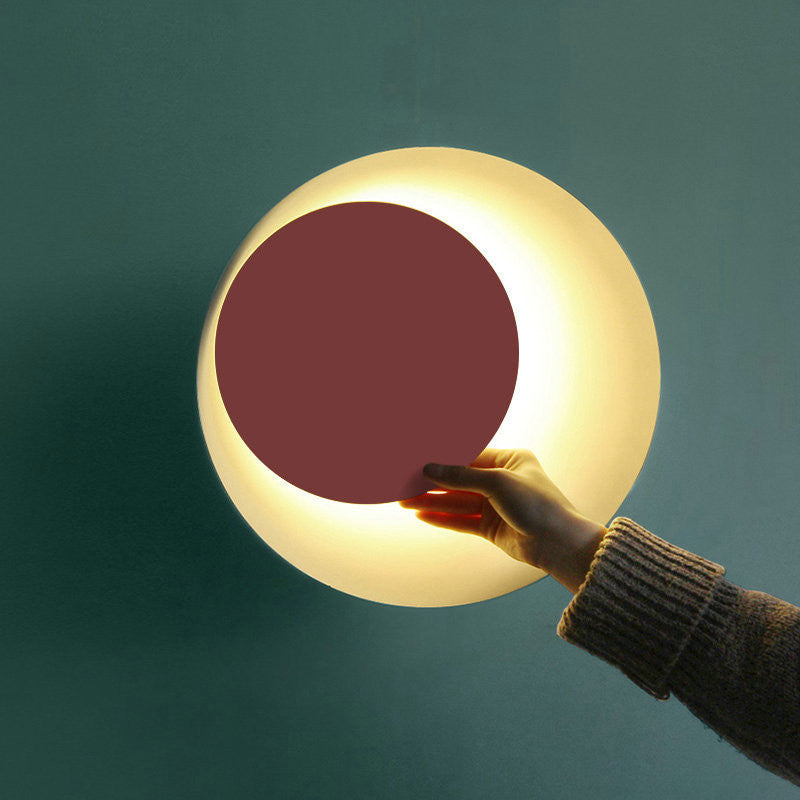 Colorful Macaron Eclipse Wall Lamp