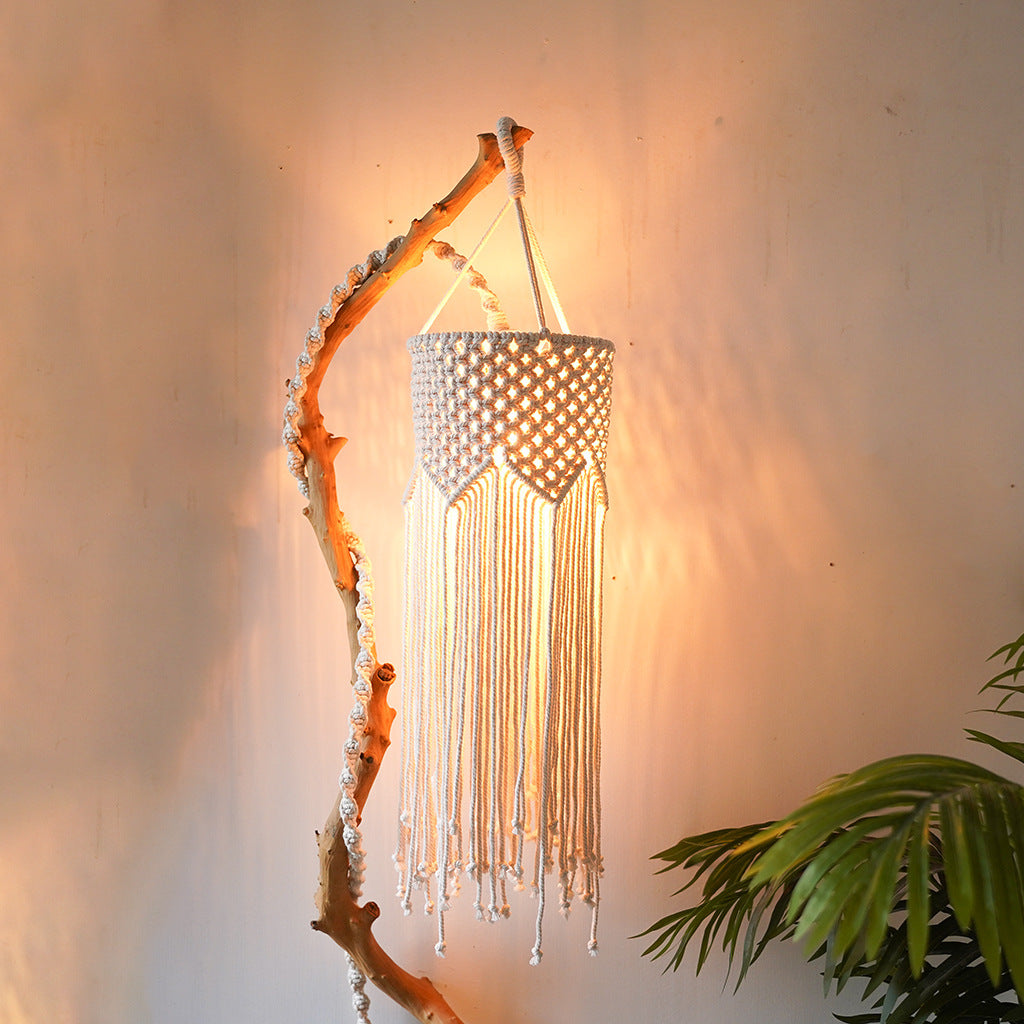 Handwoven Boho Chandelier