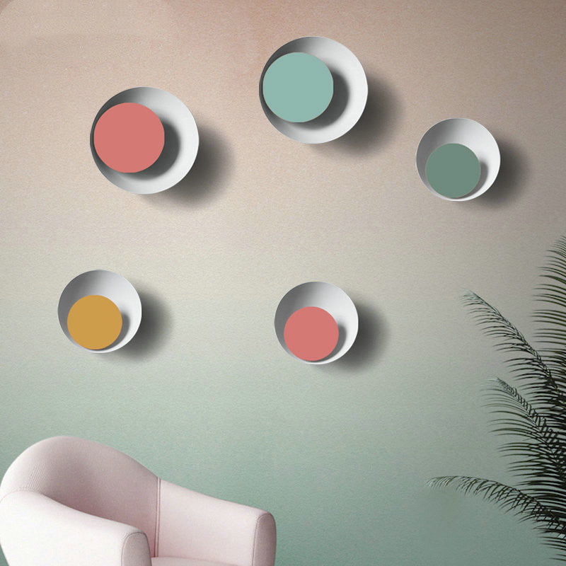 Colorful Macaron Eclipse Wall Lamp