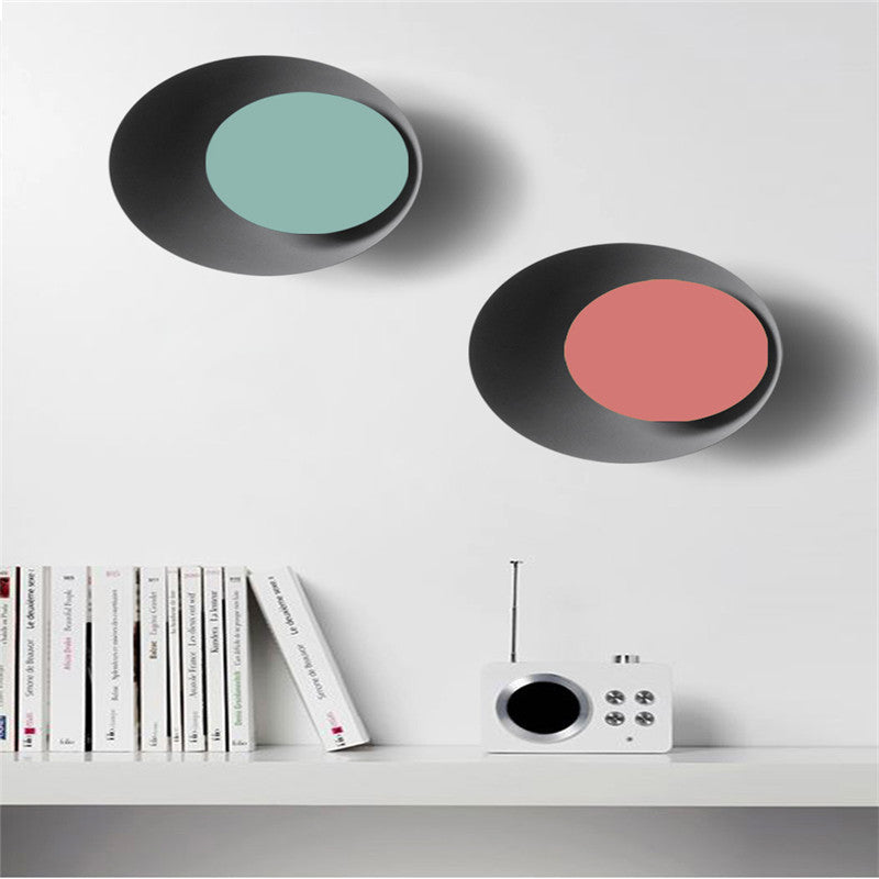 Colorful Macaron Eclipse Wall Lamp