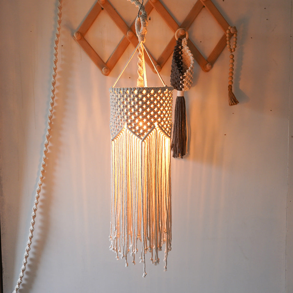 Handwoven Boho Chandelier